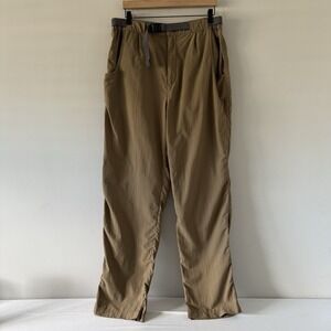 Rail Riders Belted Pants Mens Large Lightweight Nylon Hiking Outdoor Gorpcore
